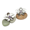 Orchid Flower Earrings